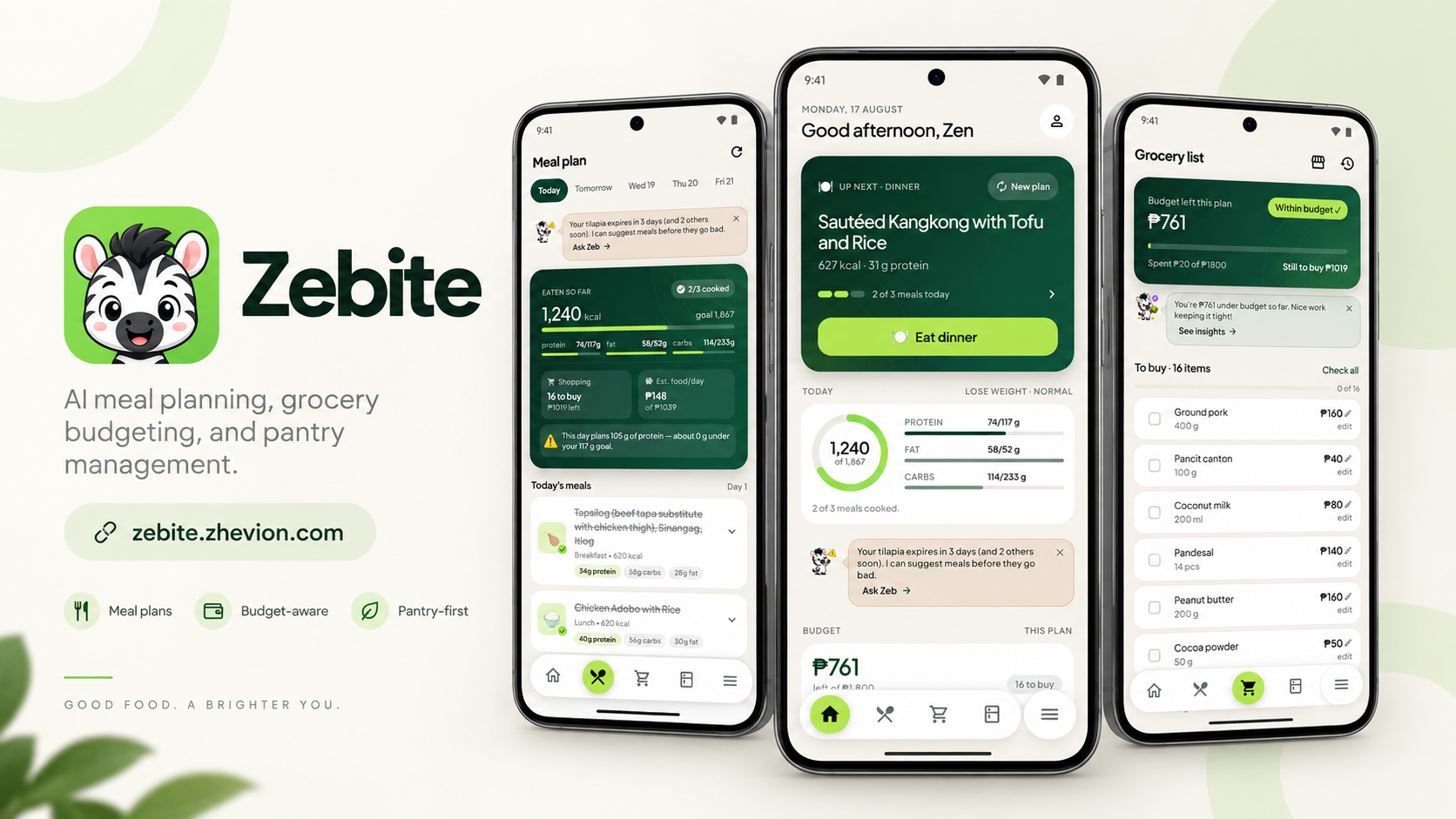 Zebite — AI Grocery Planner